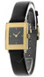 Rado watches RADO Florence Quartz BLK Dial Gold Bezel LTHR Womens Watch 153.3606.2