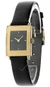 RADO Florence Quartz 18mm Black Dial Gold Bezel Women's Watch 153.3606.2