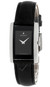 Movado watches MOVADO La Nouvelle Black Dial Leather Strap Womens Watch 84C1.420.2