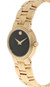 Movado watches MOVADO Artiko Stainless Steel BLK Dial Gold-Tone Womens Watch 0605711