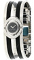 Gucci watches GUCCI Twirl Small QTZ SS BLK Dial Acrylic Bangle Womens Watch YA112516
