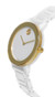 Movado watches MOVADO Bold Evolution White Dial Ceramic Bracelet Womens Watch 3600710