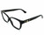 Eyewear Brands GUCCI Cat-Eye Clear Lens Black Frame 55-14-145MM Womens Eyewear GG0634O 001