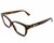 Eyewear Brands GUCCI Cat-Eye Clear Lens Havana Frame 55-14-145MM Womens Eyewear GG0634O 002