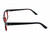Eyewear Brands CARTIER Black/Red Lens 55-17-145MM Unisex Eyeglasses CT0005O-004