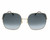 Eyewear Brands GUCCI Gold/Gray Lens 61-140MM Womens Sunglasses GG0879S 001