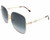 Eyewear Brands GUCCI Gold/Gray Lens 61-140MM Womens Sunglasses GG0879S 001