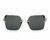 Eyewear Brands GUCCI Silver/Gray Square 56-140MM Womens Sunglasses GG0644S 001