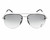 Eyewear Brands SAINT LAURENT Silver/Gray Lens 59-140MM Unisex Sunglasses SL CLASSIC 11 M 005