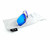 Eyewear Brands OAKLEY Flak Beta Polished White/Sapphire Iridium Mens Sunglasses OO9363-0364