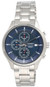 New Seiko Chrono Blue Dial Stainless Steel Men's Watch SKS549