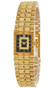 Bulova watches New Bulova BLK/Gold Dial Stainless Steel Women's Watch 97S01