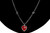 Gucci Jewelry GUCCI Heart Red Enamel Silver Pendant Necklace YBB64554500100U 