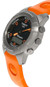 Tissot watches TISSOT Analog/Digital Multifunction SS Orange Rubber Men's Watch T33.7.498.59 