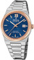 Festina FESTINA Swiss Made AUTO 40MM Rose Gold Blue Dial Men's Watch F20030-2 