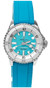 BREITLING Superocean Automatic 36MM Turquoise Rubber Women's Watch A17377211C1S1