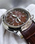 Citizen Watches CITIZEN Chandler Eco-Drive 42 MM Brown Dial Leather Men's Watch AT0550-11X 