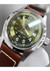 Hamilton watches HAMILTON Khaki Field Automatic 38MM Green Dial Leather Men's Watch H70455560 