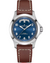 HAMILTON Khaki Field King Day-Date Automatic 40MM Blue Dial Leather Men's Watch H64475540
