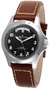 Hamilton watches HAMILTON Khaki Field King Day-Date Automatic 40MM Black Dial Leather Men's Watch H64475531 