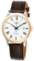 Longines watches LONGINES Record Automatic 40MM White Dial Leather Men's Watch L2.821.5.11.2 