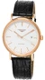 Longines watches LONGINES Presence Automatic 40MM White Dial Leather Men's Watch L4.922.1.12.2 