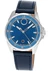 Movado watches MOVADO Bold Verso S Quartz 42MM Blue Dial Leather Men's Watch 3601389 