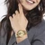 Festina FESTINA Rive Open Heart Automatic 35MM Gold SS Women's Watch F20064-2 