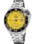 Festina FESTINA Odyssey Diver Automatic 47MM Yellow Dial Diver COSC Men's Watch F20043-1 