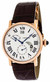 Cartier watches CARTIER Rotonde 42MM 18K Rose Gold Alligator STRP Mens Watch W1556240