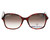 Eyewear Brands CARTIER Double C-Decor 56-18-140 MM Tortoiseshell Effect Women's Sunglasses ESW00107 