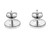 Jewelry GUCCI S-Silver Coin Stud Earrings YBD433496001 / YBD43349600100U