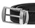 Montblanc Accessories MONTBLANC S-Steel Pin Buckle Black Detailed Leather Mens Belt 116704
