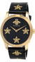 Gucci watches GUCCI G-Timeless 38MM QTZ Star/Bee Dial Gold PVD Leather Watch YA1264055