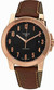 Tissot watches TISSOT Gentleman 44MM Black Dial Brown LTHR Mens Watch T0984073605201