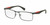 Eyewear Brands Prada Rectangle Grey UFJ1O1 Metal Semi Rimless Mens Eyewear 0PS 55FV