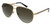 Eyewear Brands Gucci Brown Gradient Aviator Mens Sunglasses GG0137S 001 