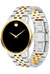 Movado watches MOVADO Museum Classic 40MM Black Dial Gold-Tone Mens Watch 0607200
