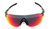 Eyewear Brands Oakley Evzero Stride Asian Red Iridium Black Sunglasses OO9389-0338