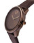 Movado watches MOVADO Bold 42.5MM Stainless Steel Brown Dial LTHR Mens Watch 3600377