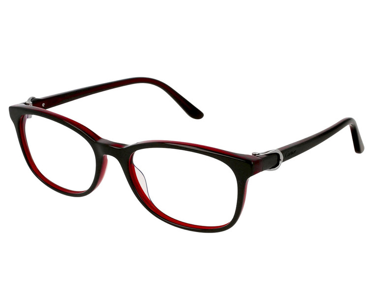 Eyewear Brands CARTIER Transparent Black 54-18-140MM Womens Eyewear CT0008O 010