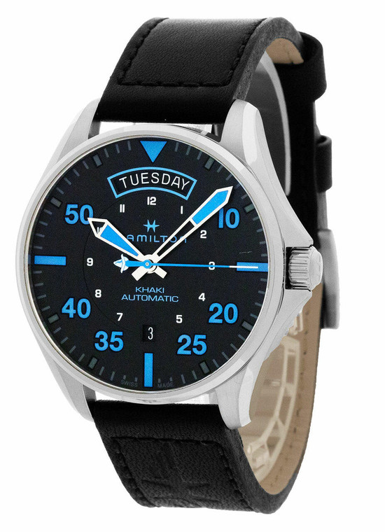 Hamilton watches HAMILTON Khaki Pilot Air Zermatt 42MM Black Dial Mens Watch H64625731