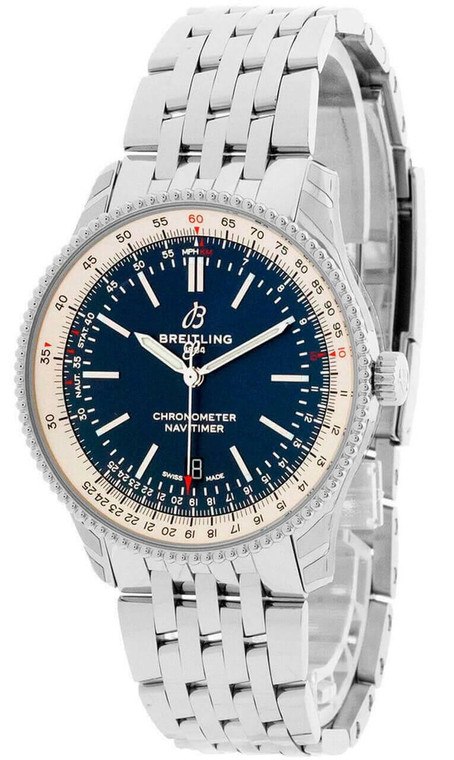 Breitling watches BREITLING Navitimer 1 AUTO 41MM SS Blue Dial Mens Watch A17326211C1A1