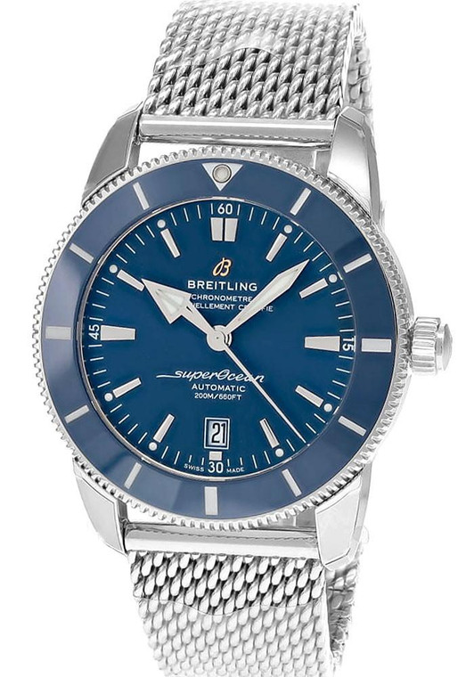 Breitling watches BREITLING SuperOcean Heritage II AUTO SS 46MM Blue Dial Watch AB2020161C1A1 