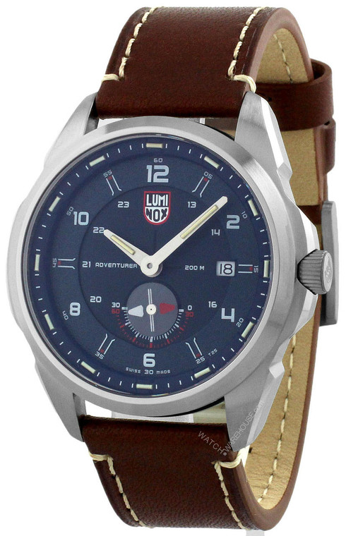 Luminox watches LUMINOX Atacama Adventurer 42MM Blue Dial Leather Mens Watch XL.1763