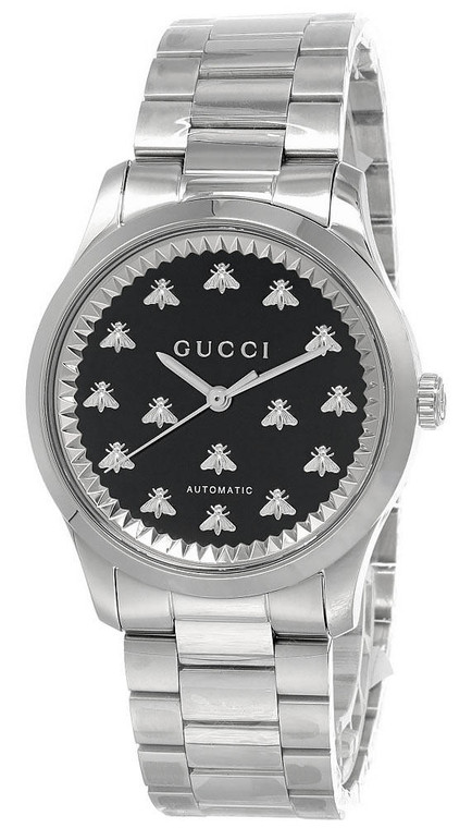 Gucci watches GUCCI G-Timeless 38MM AUTO BLK Onyx Stone Dial Unisex Watch YA1264130