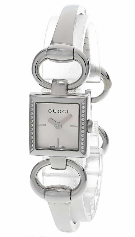 Gucci watches GUCCI 120 Tornabuoni Silver Dial Womens Watch YA120505