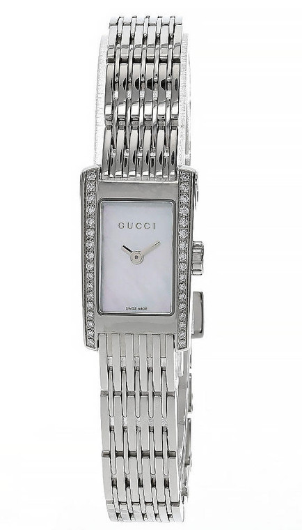 Gucci watches GUCCI Petite S- Steel MOP Dial Diamond Bezel Womens Watch YA860502