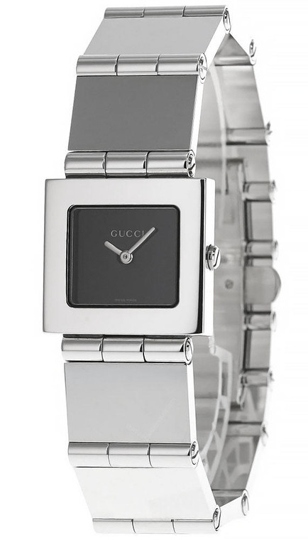 Gucci watches GUCCI Medium Quartz Stainless Steel BLK Dial Womens Watch 600J-0005926