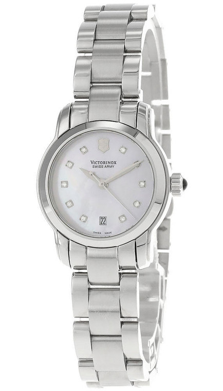 Victorinox Swiss Army watches VICTORINOX Swiss Army SS Mother-Of-Pearl Dial Womens Watch 241155